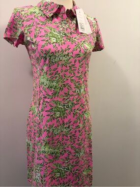 NWT Lilly Pulitzer luxletic frida scallop golf dress separate shorts included